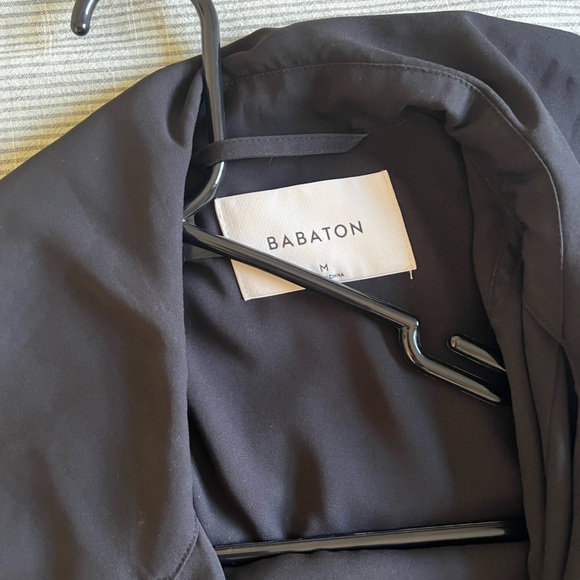 Black Babaton Medium flowy trench coat - Picture 4 of 4